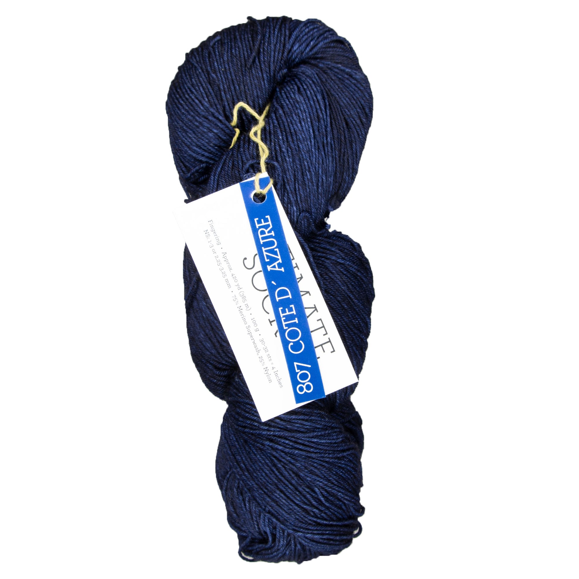 Malabrigo Ultimate Sock Yarn - 807 Cote D'Azure - Zoom Image
