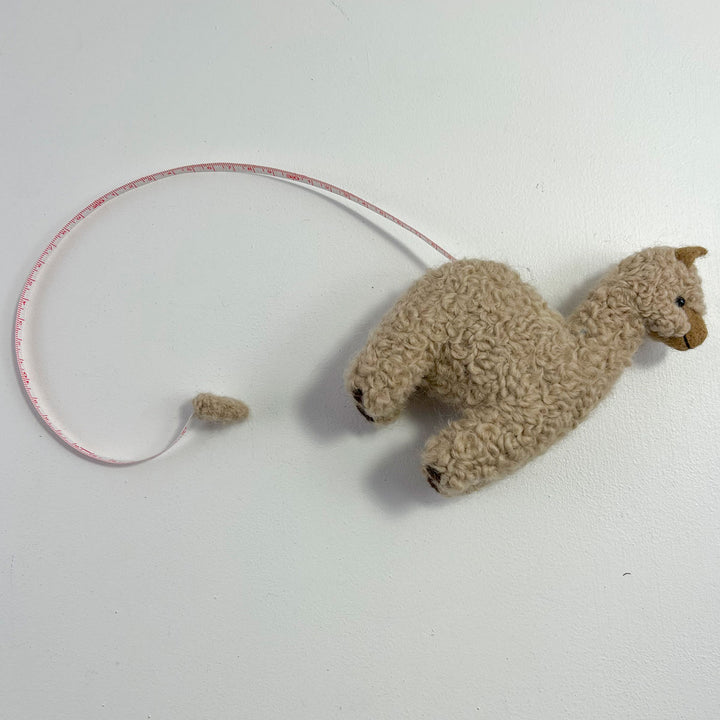 Jimmy Beans Wool Long Tail Alpaca Tape Measure - Larry the Long Tail - Extra Image