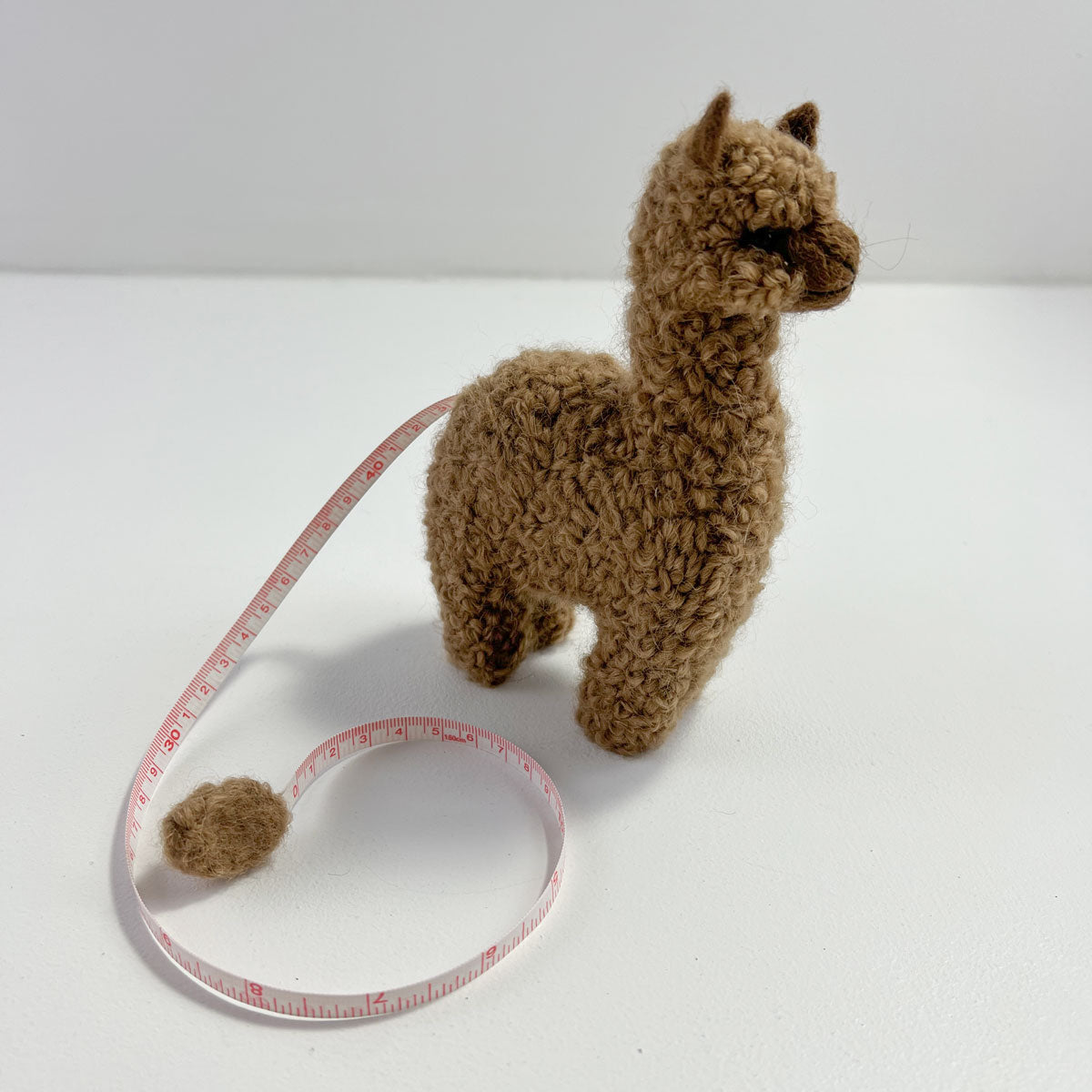 Jimmy Beans Wool Long Tail Alpaca Tape Measure - Leonard the Long Tail - Extra Image