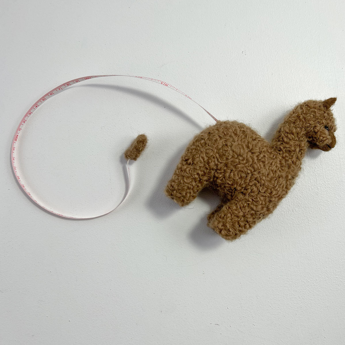 Jimmy Beans Wool Long Tail Alpaca Tape Measure - Leonard the Long Tail - Extra Image