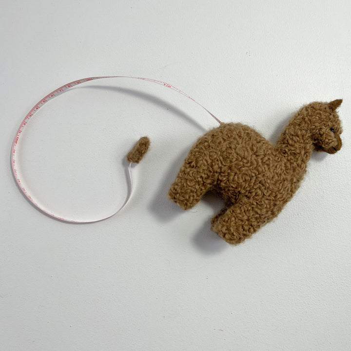 Jimmy Beans Wool Long Tail Alpaca Tape Measure - Leonard the Long Tail - Extra Image