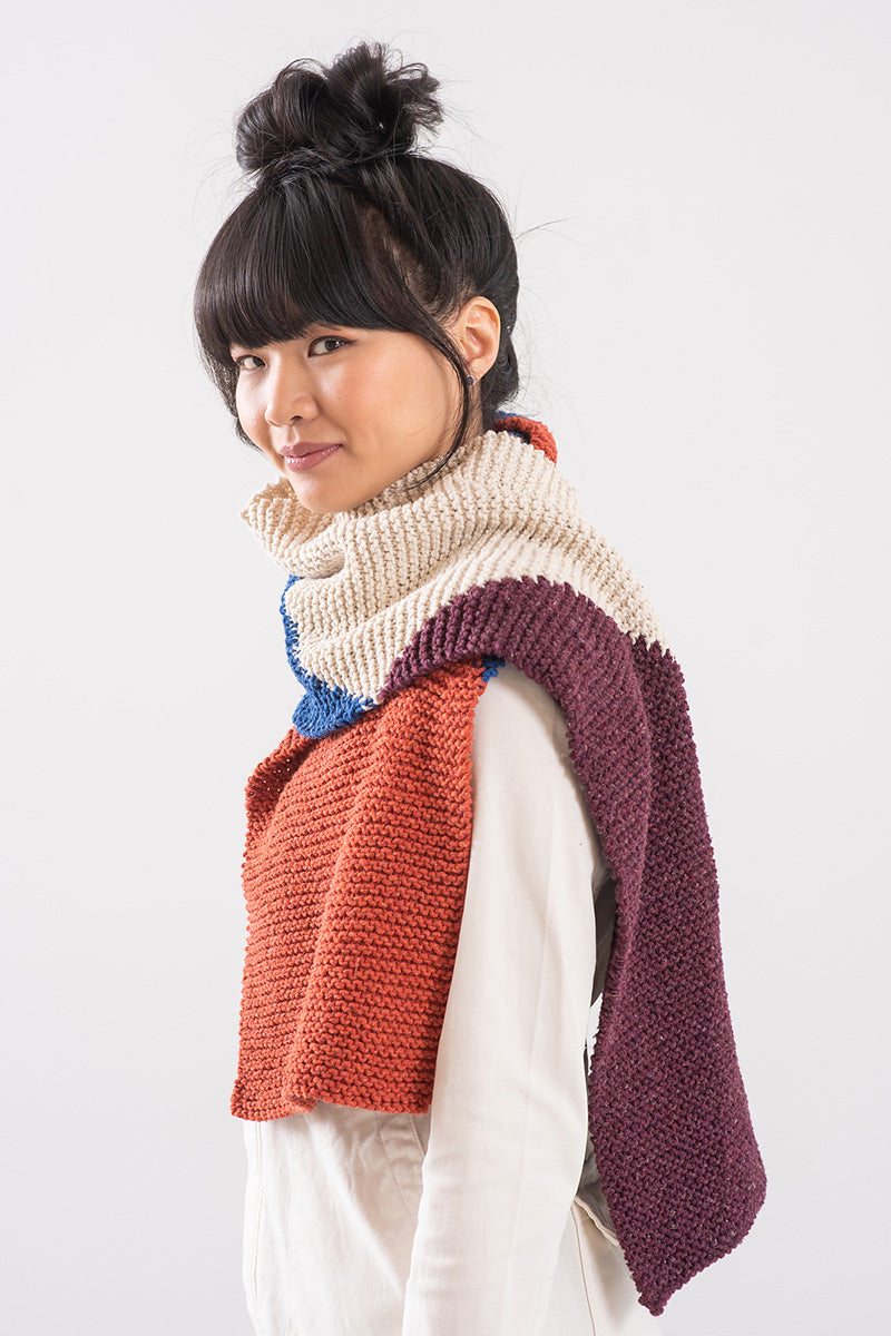 Berroco Fall Collection 2022 Patterns - Yesnia Scarf and Hat Set - PDF Download - Extra Image
