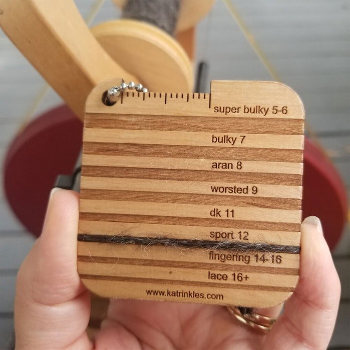 Katrinkles Mini Tools - WPI / Yarn Weight Gauge - Zoom Image