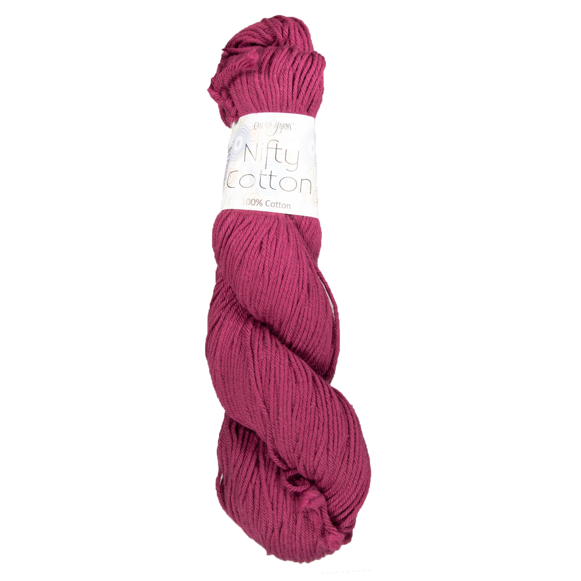 Cascade Yarns Nifty Cotton Yarn - 25 Berry - Zoom Image
