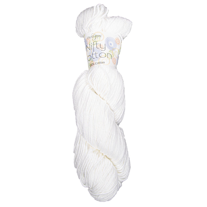 Cascade Yarns Nifty Cotton Yarn - 05 White - Zoom Image