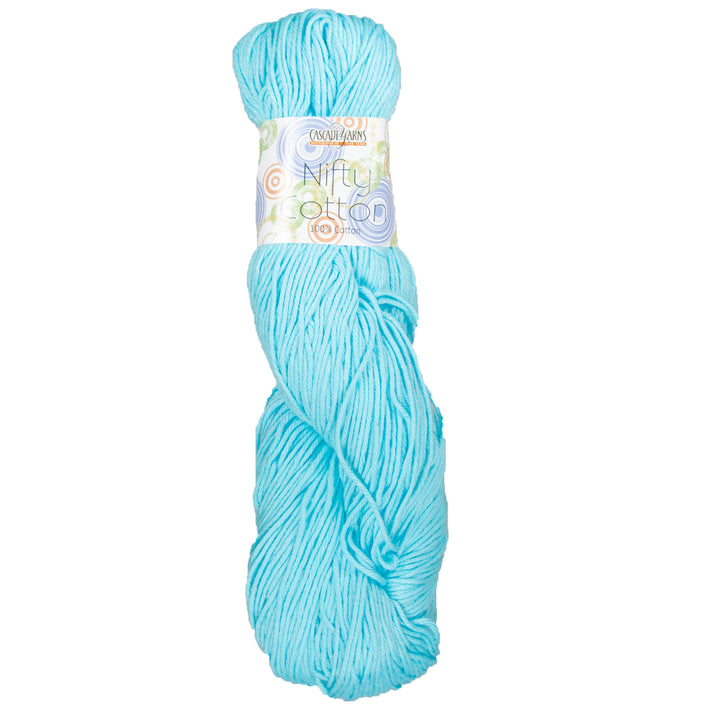 Cascade Yarns Nifty Cotton Yarn - 17 Aqua - Zoom Image