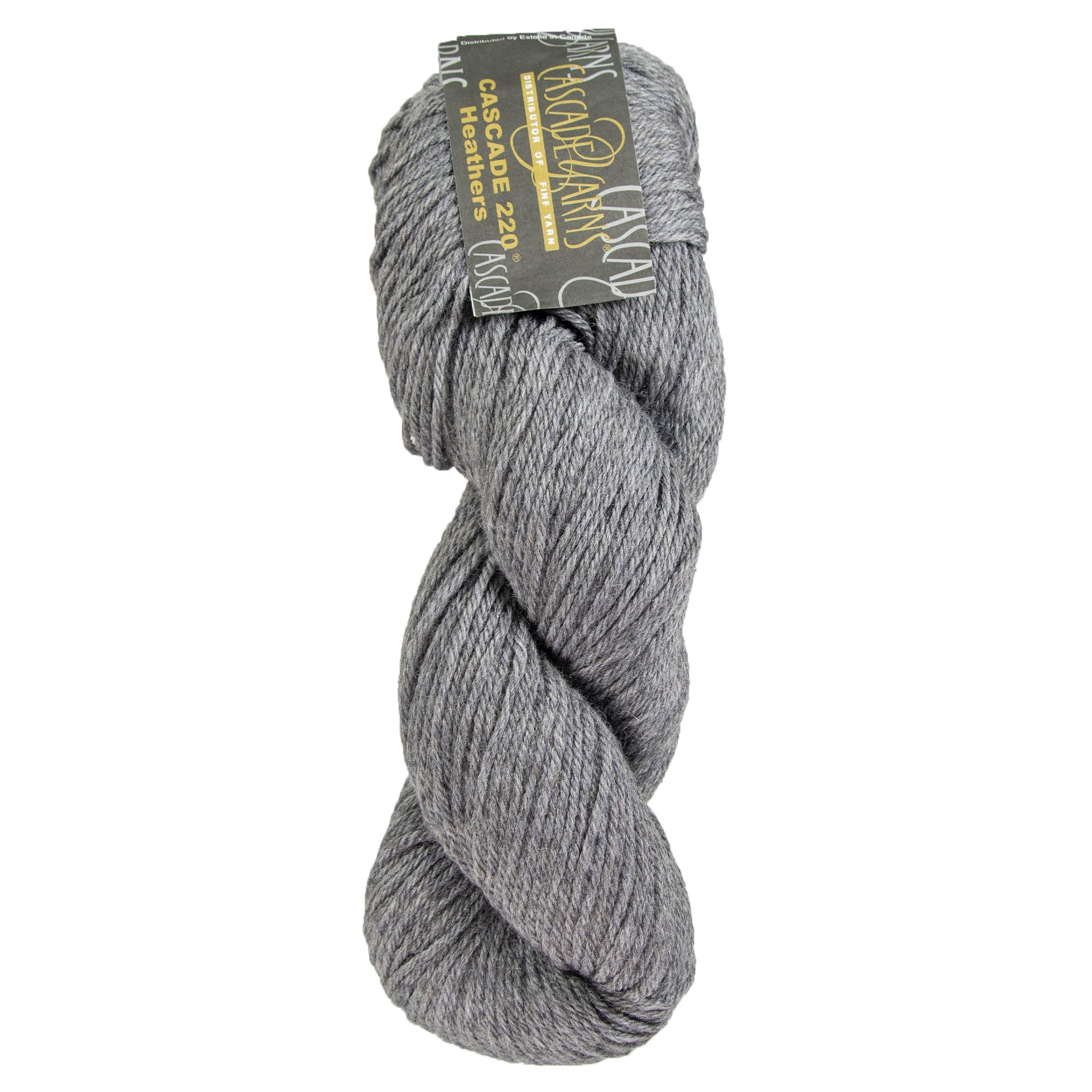Cascade 220 Yarn - 9491 Greystone Heather - Zoom Image
