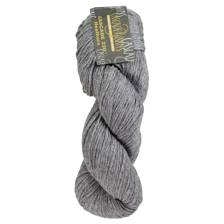 Cascade 220 Yarn - 9491 Greystone Heather - Zoom Image
