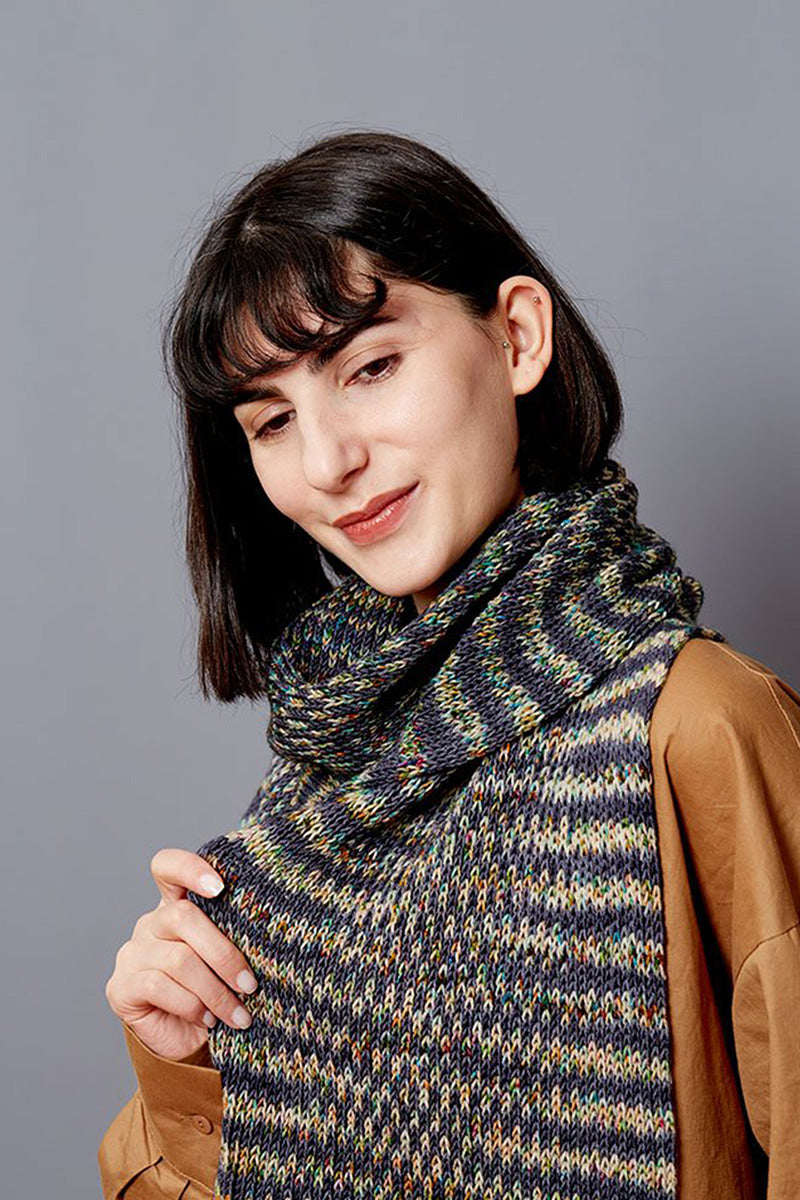 Gusto Wool Carmen Patterns - Flicker Scarf - PDF Download - Extra Image