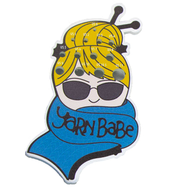 Jimmy Beans Wool Yarn Babe Accessories - Blue Scarf Needle Gauge - Zoom Image