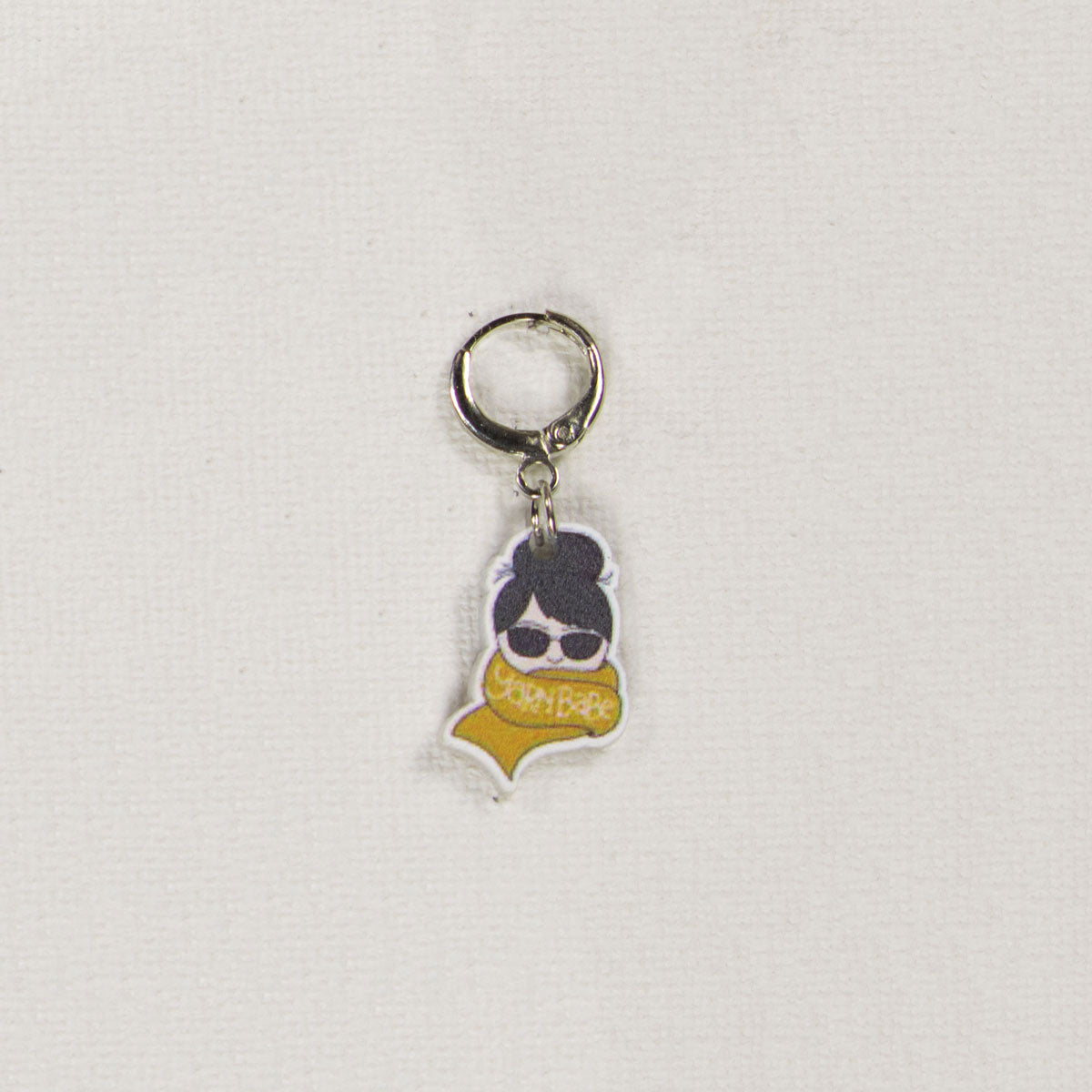 Jimmy Beans Wool Yarn Babe Accessories - Yellow Scarf Stitch Marker - Extra Image
