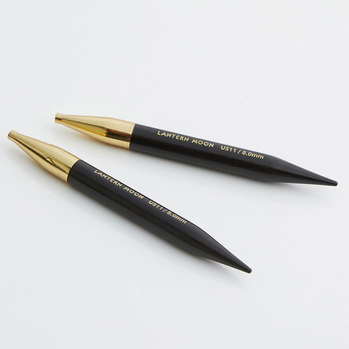 Lantern Moon Ebony Interchangeable Needle Tips - US 10.75 (7.00mm) - 5" - Extra Image