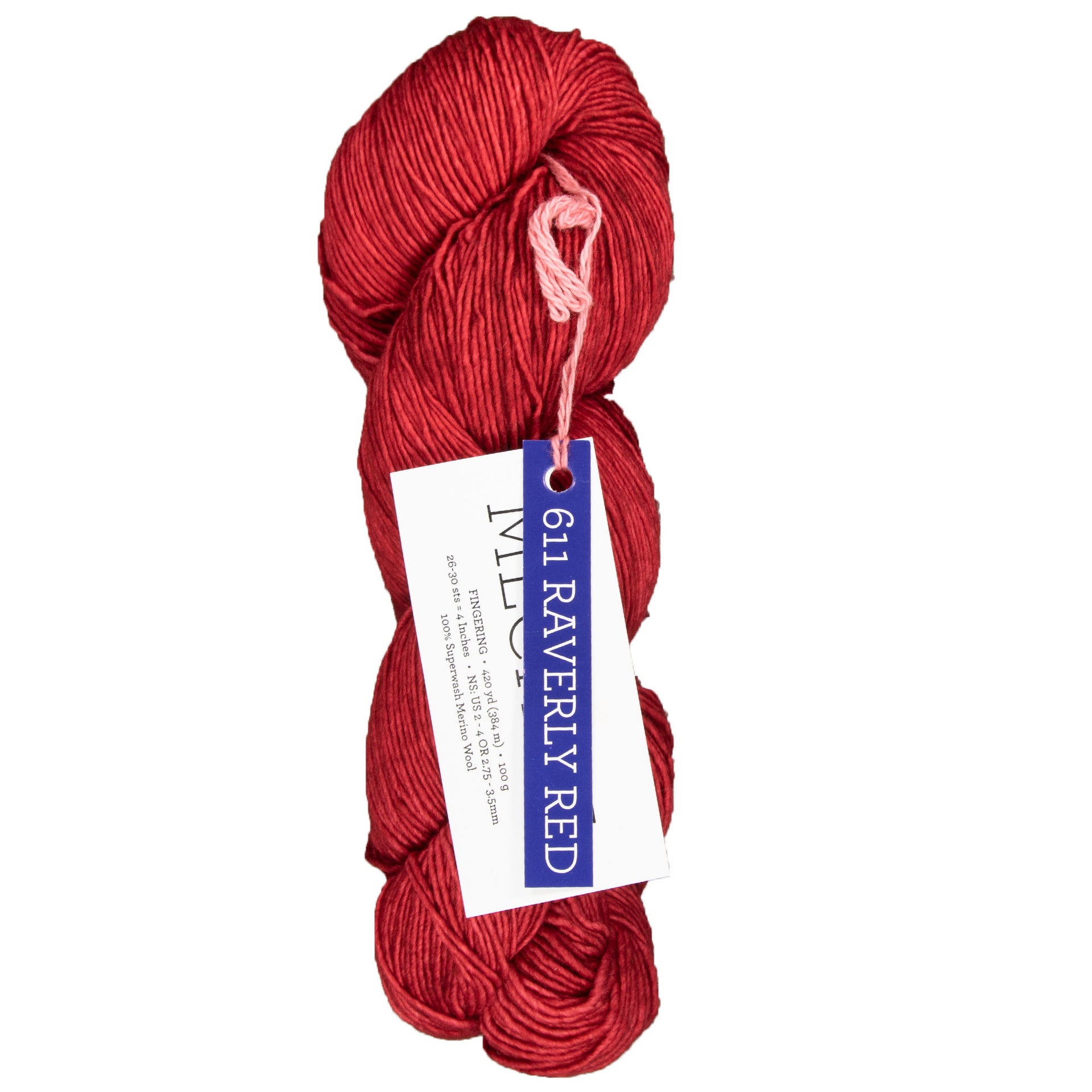 Malabrigo Mechita Yarn - 611 Ravelry Red - Zoom Image
