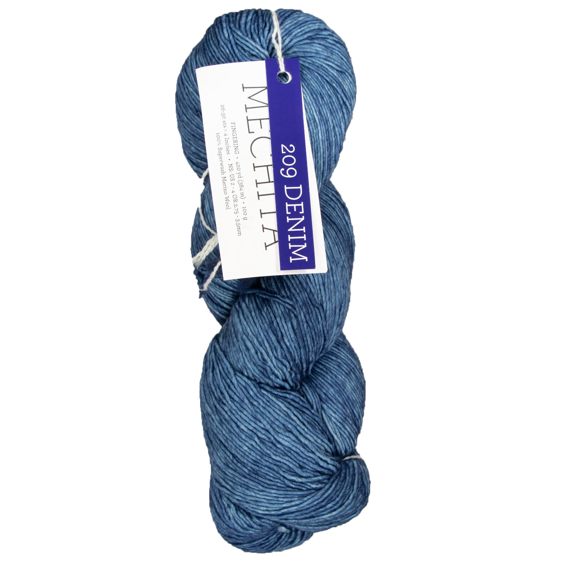 Malabrigo Mechita Yarn - 209 Denim - Zoom Image

