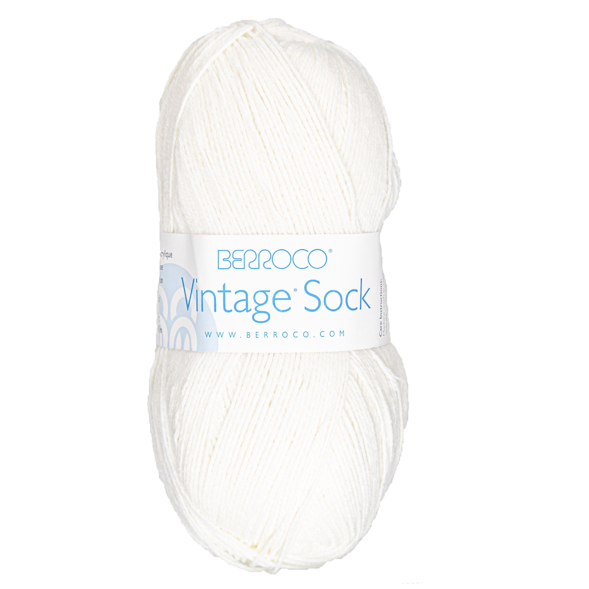 Berroco Vintage Sock Yarn - 12001 Mochi - Zoom Image
