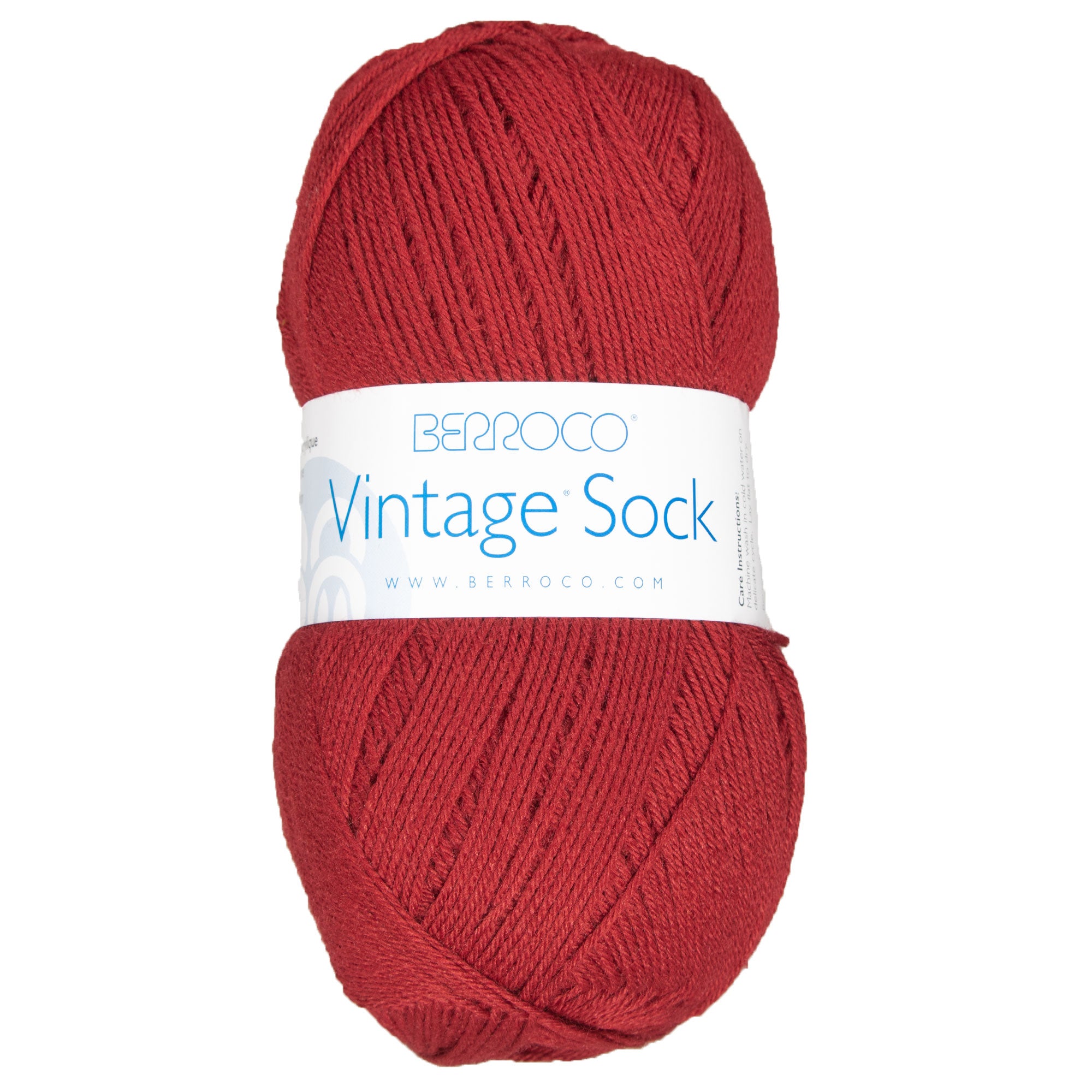Berroco Vintage Sock Yarn - 12016 Sour Cherry - Zoom Image