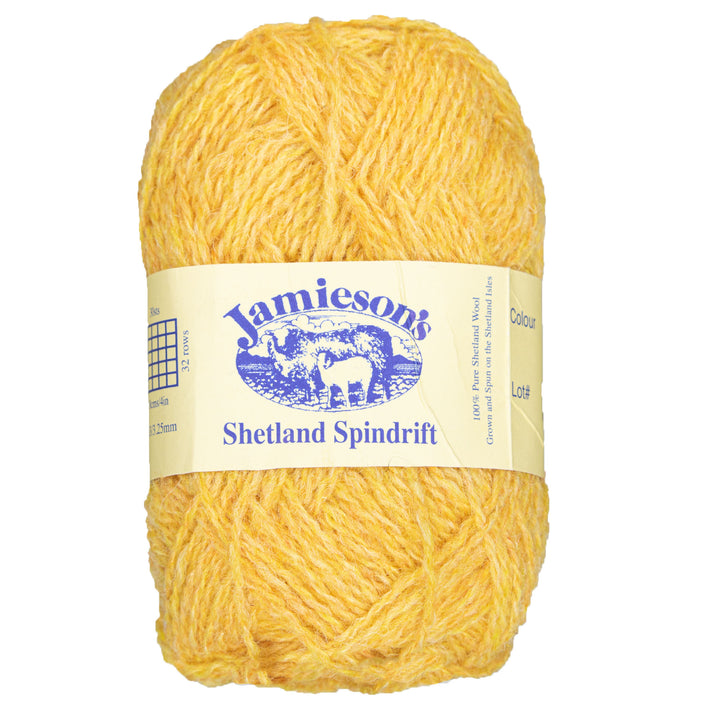 Jamieson's of Shetland Spindrift Yarn - 182 Buttercup - Zoom Image