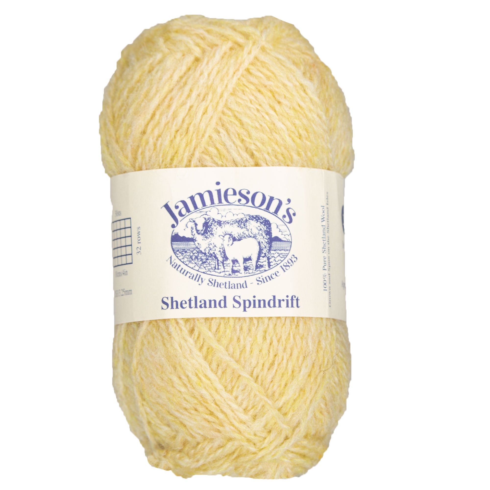 Jamieson's of Shetland Spindrift Yarn - 179 Buttermilk - Zoom Image