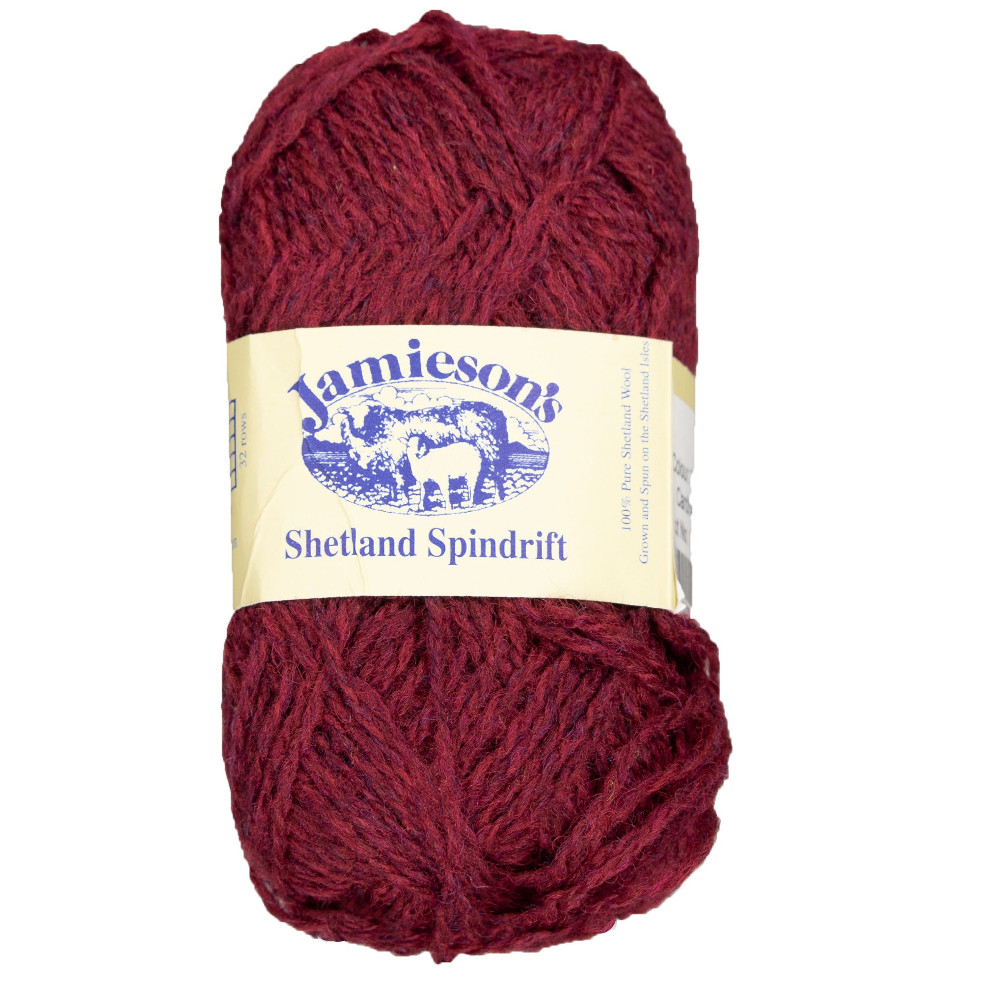 Jamieson's of Shetland Spindrift Yarn - 323 Cardinal - Zoom Image