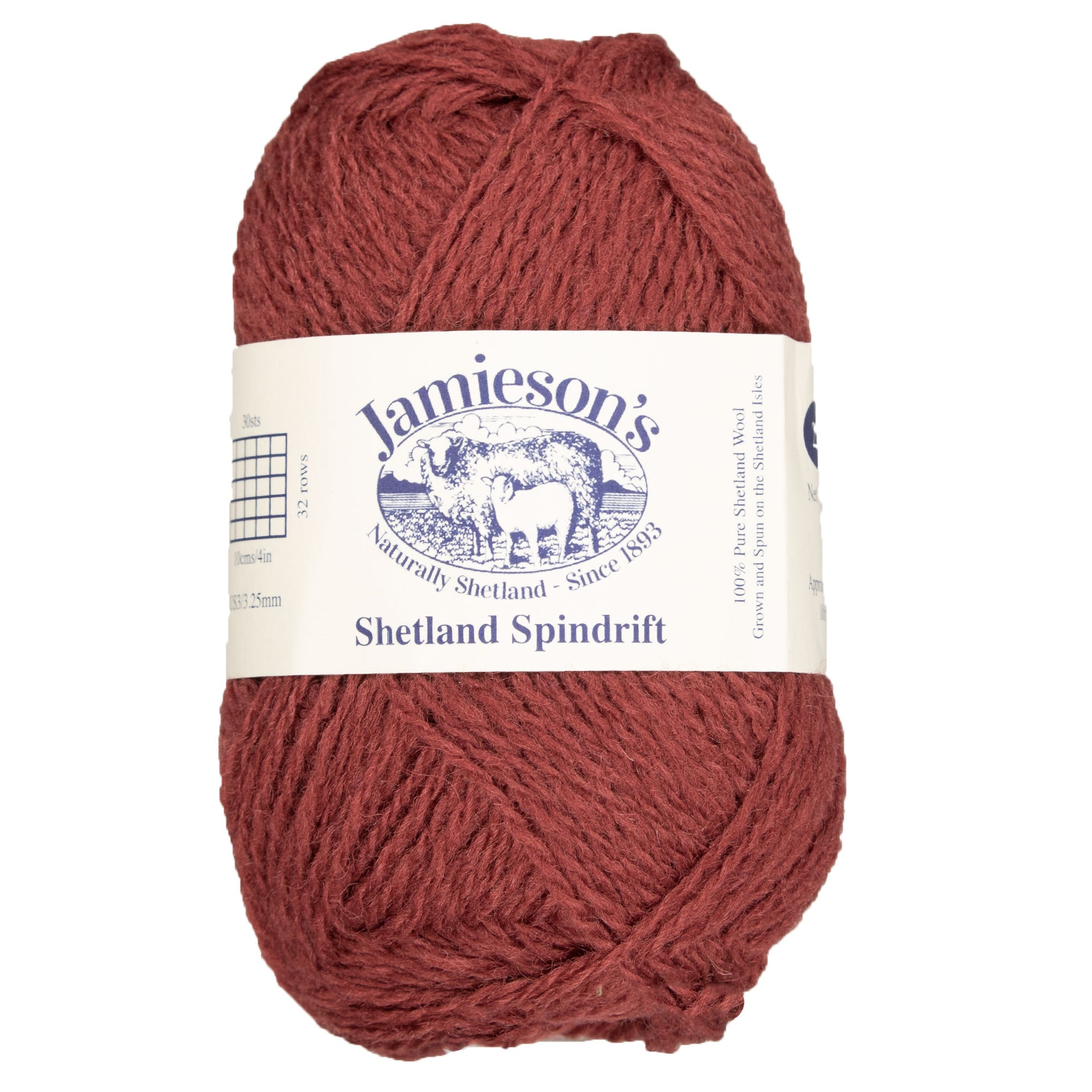 Jamieson's of Shetland Spindrift Yarn - 577 Chestnut - Zoom Image

