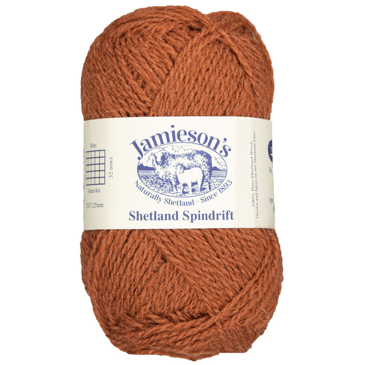 Jamieson's of Shetland Spindrift Yarn - 870 Cocoa - Zoom Image