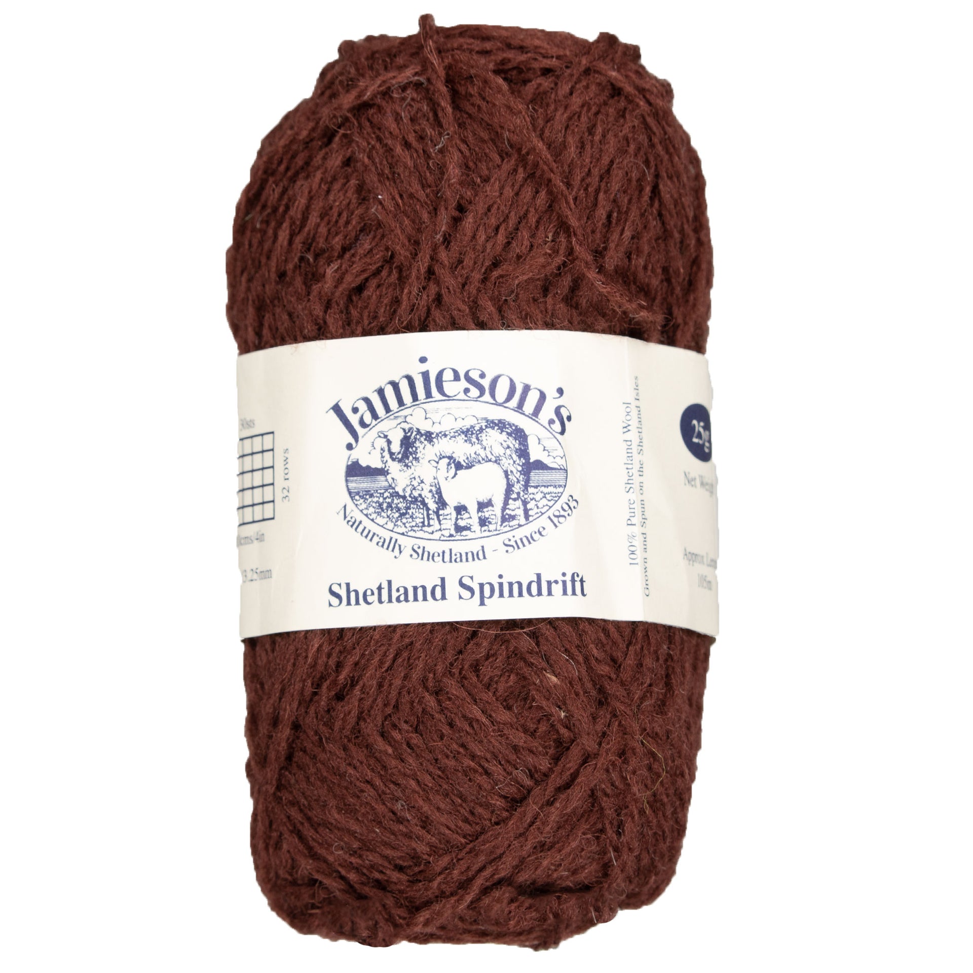 Jamieson's of Shetland Spindrift Yarn - 879 Copper - Zoom Image
