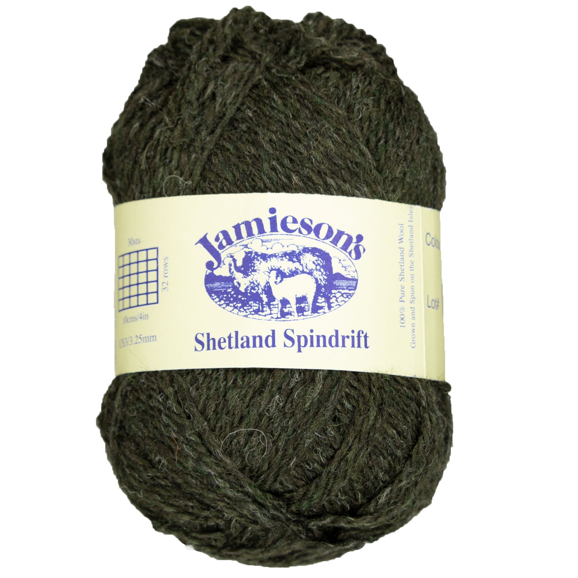 Jamieson's of Shetland Spindrift Yarn - 227 Earth - Zoom Image

