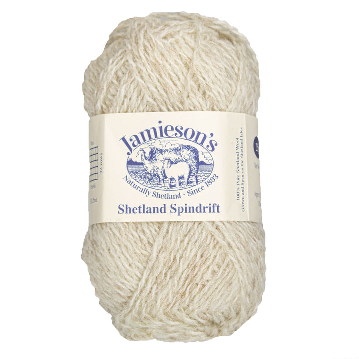 Jamieson's of Shetland Spindrift Yarn - 120 Eesit/White - Zoom Image