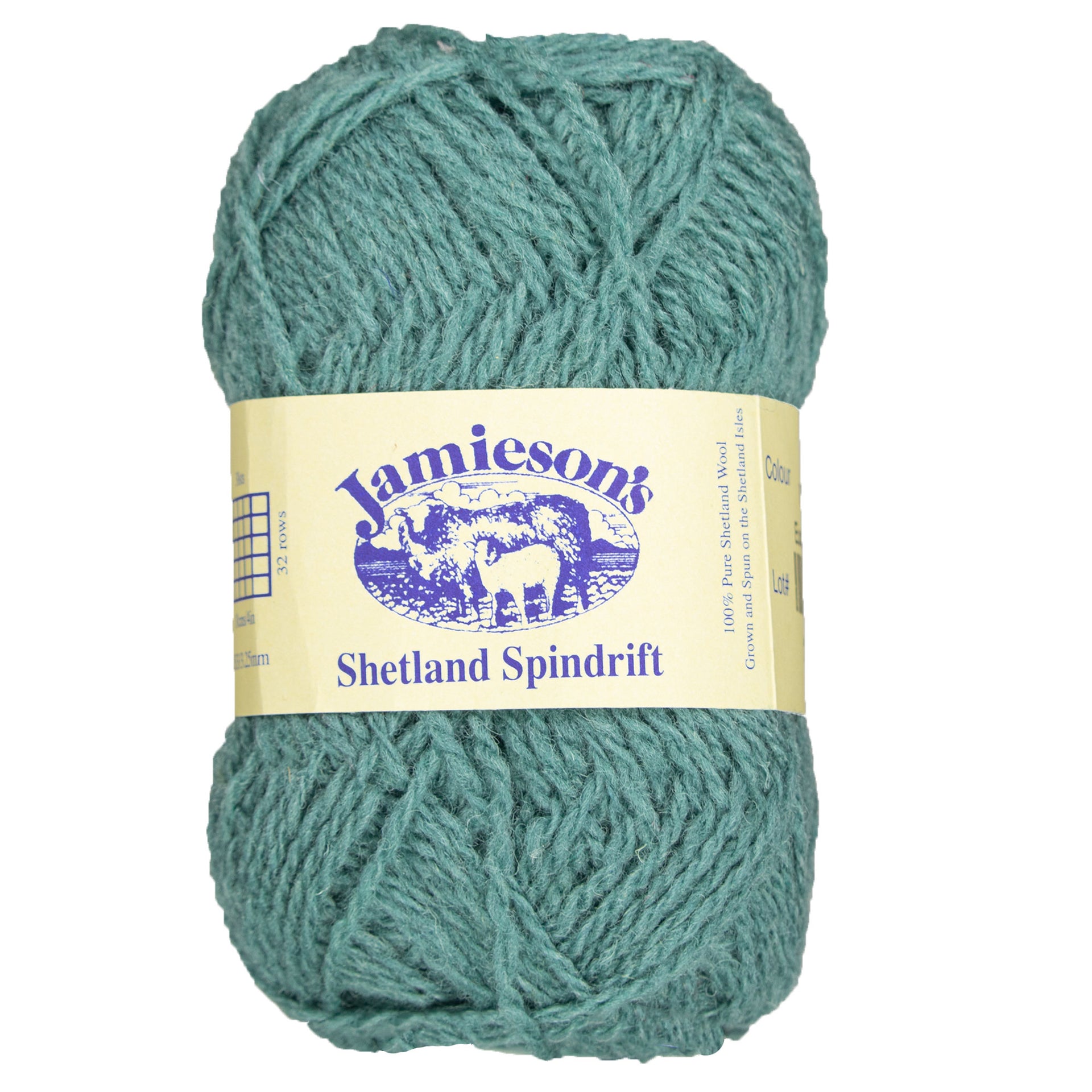 Jamieson's of Shetland Spindrift Yarn - 794 Eucalyptus - Zoom Image
