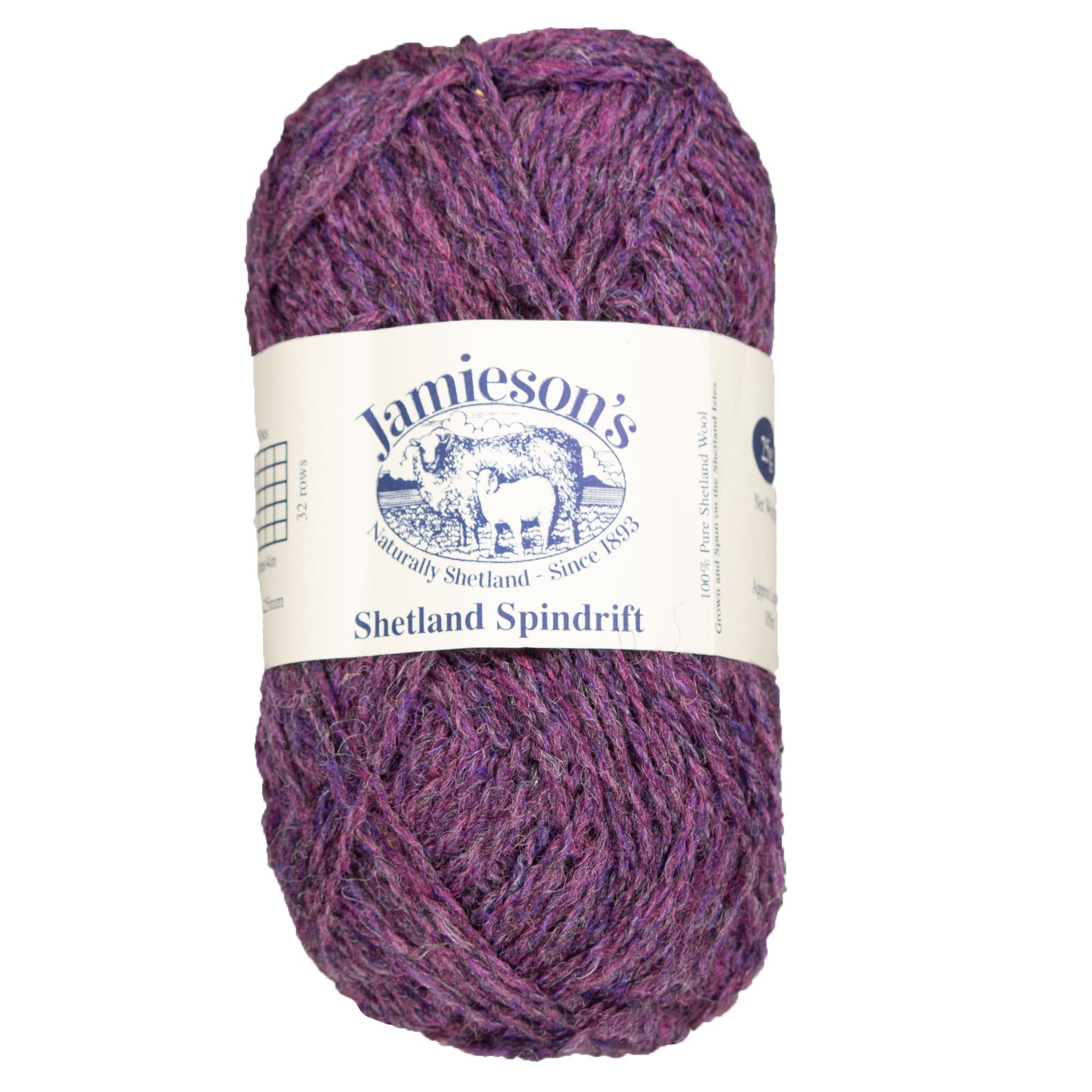 Jamieson's of Shetland Spindrift Yarn - 273 Foxglove - Zoom Image
