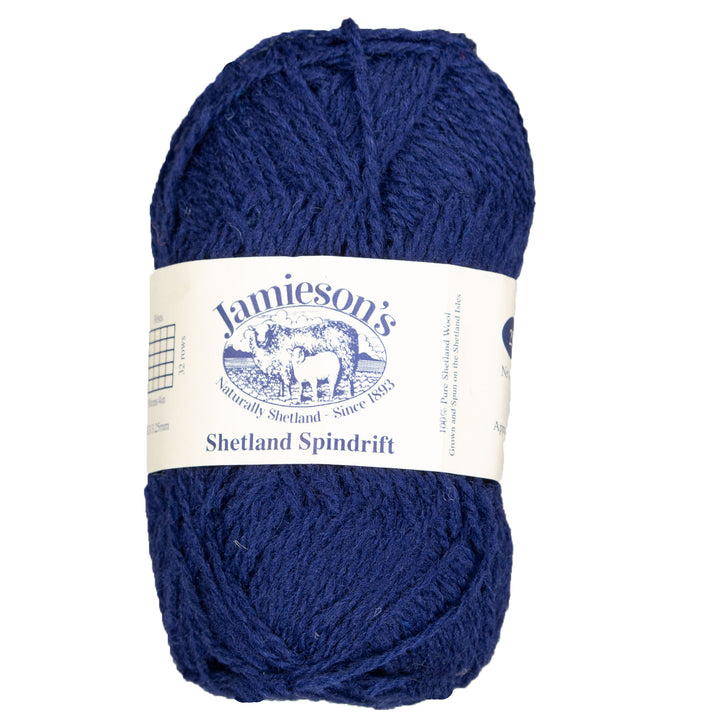 Jamieson's of Shetland Spindrift Yarn - 710 Gentian - Zoom Image