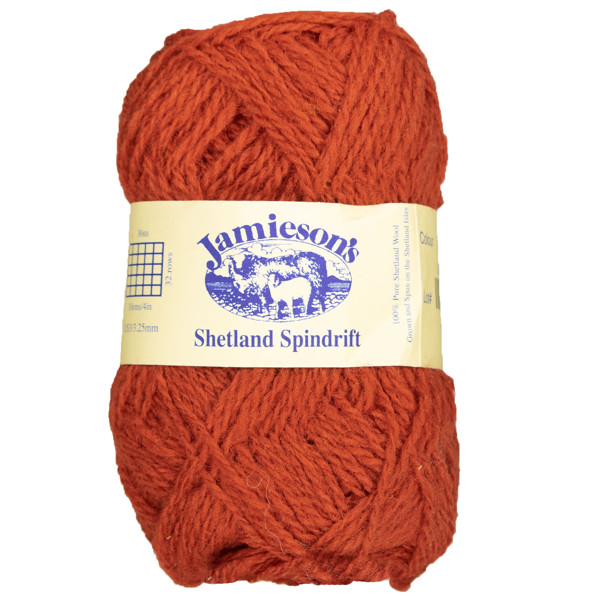 Jamieson's of Shetland Spindrift Yarn - 462 Ginger - Zoom Image
