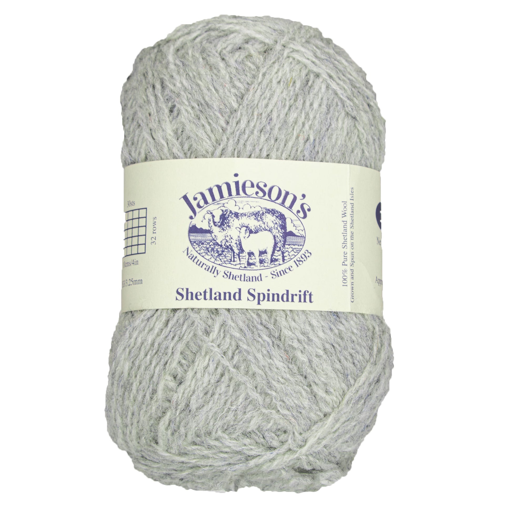 Jamieson's of Shetland Spindrift Yarn - 122 Granite - Zoom Image
