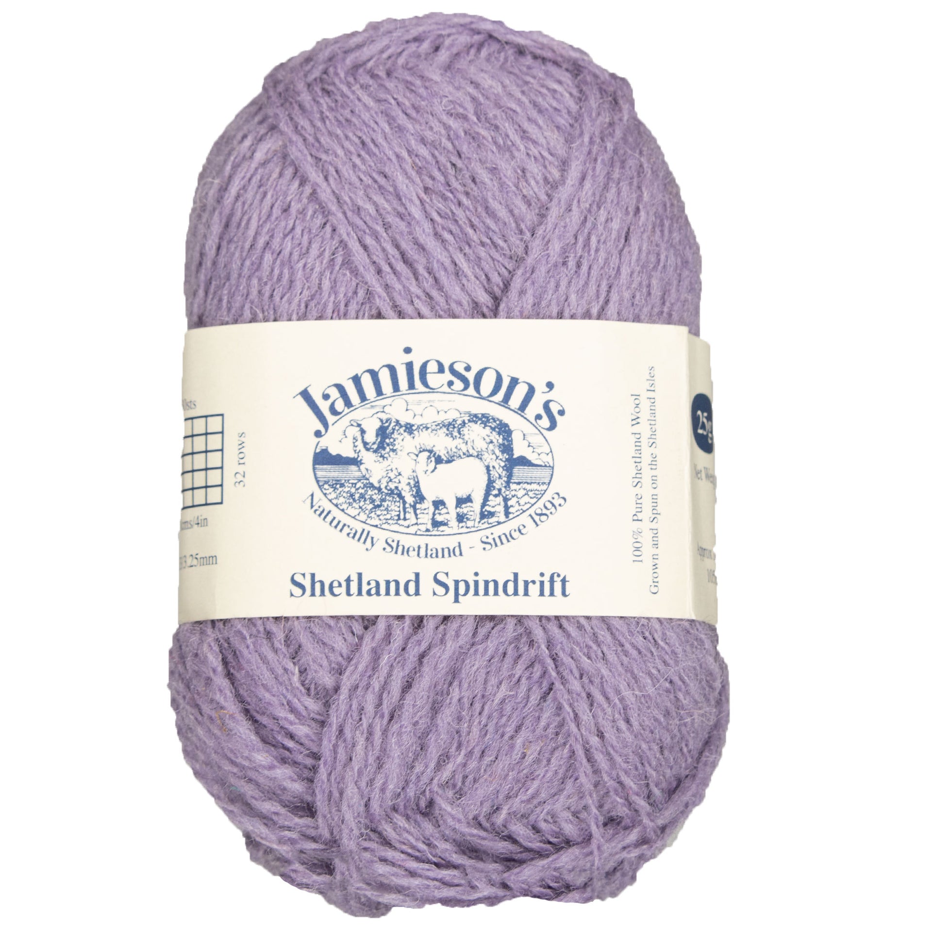 Jamieson's of Shetland Spindrift Yarn - 617 Lavender - Zoom Image

