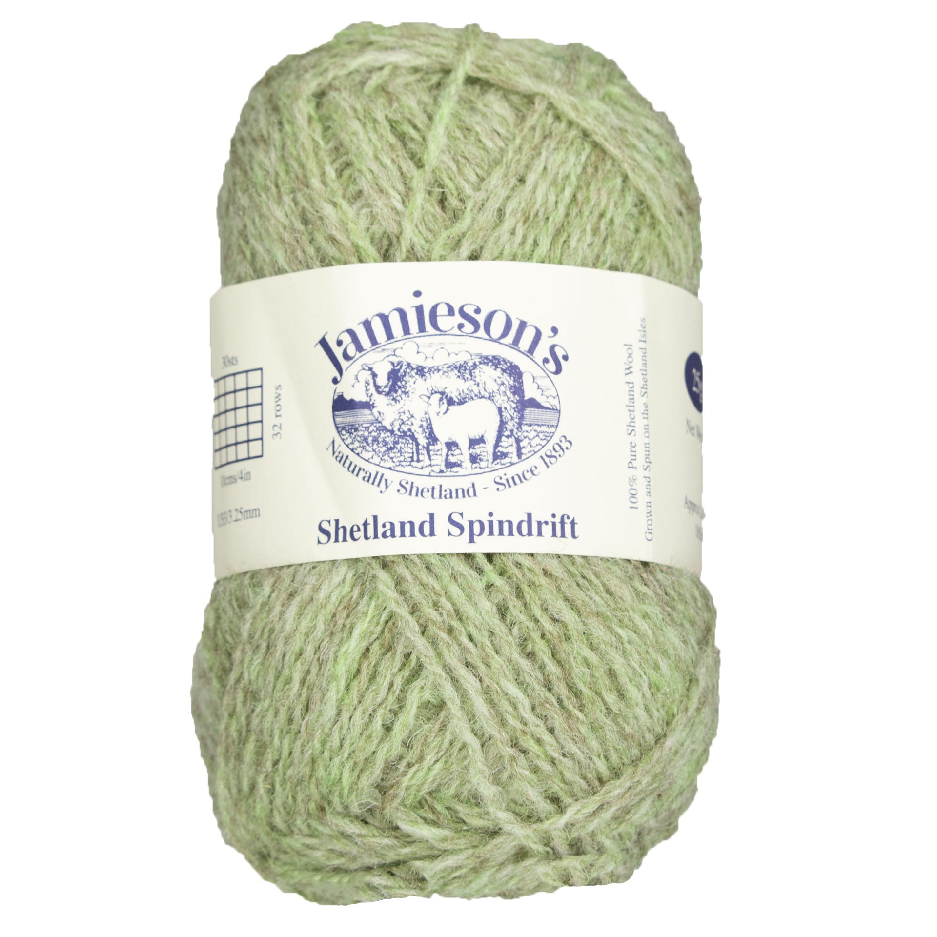 Jamieson's of Shetland Spindrift Yarn - 1130 Lichen - Zoom Image
