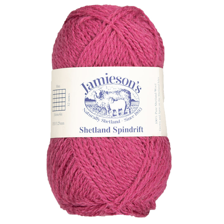 Jamieson's of Shetland Spindrift Yarn - 575 Lipstick - Zoom Image