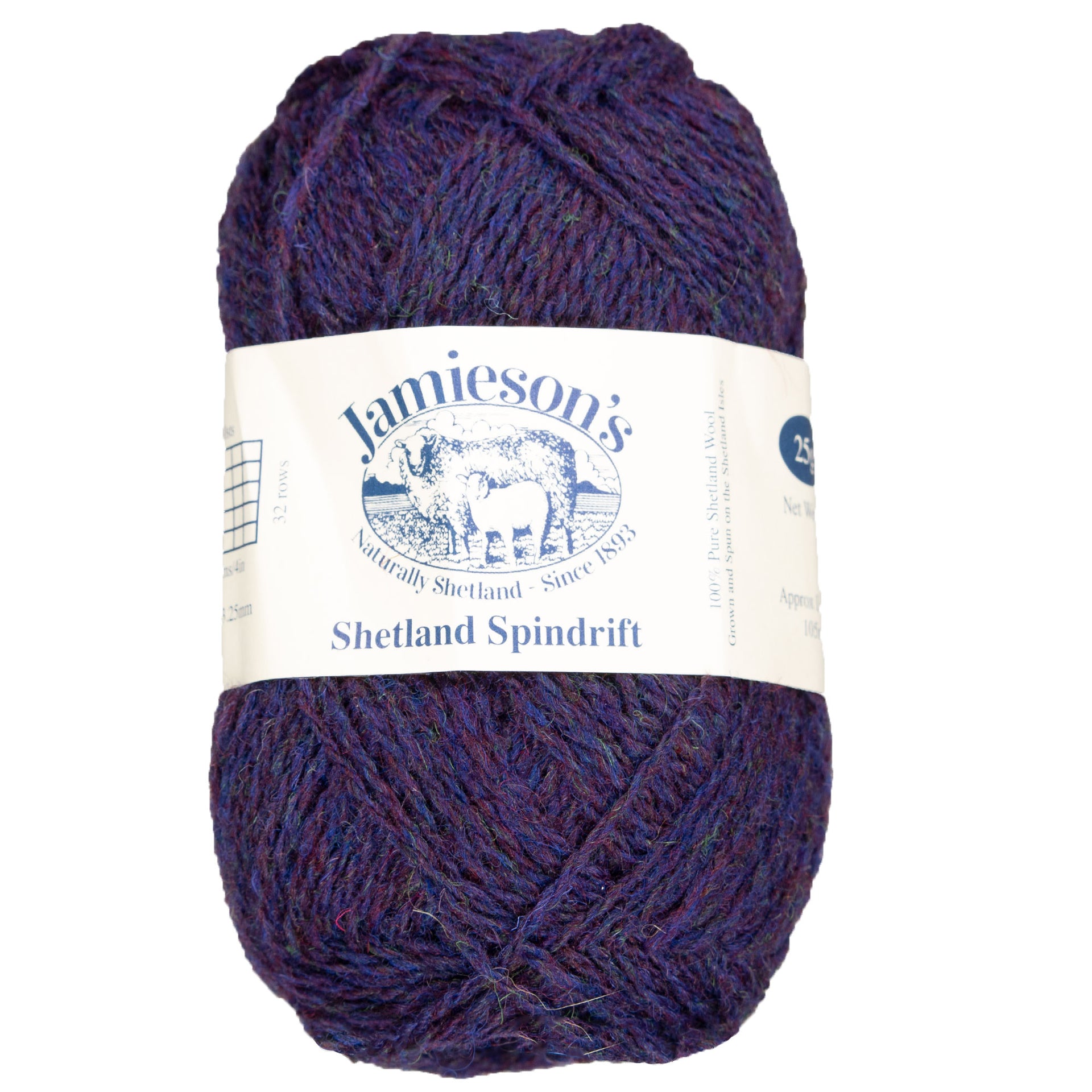 Jamieson's of Shetland Spindrift Yarn - 1290 Loganberry - Zoom Image
