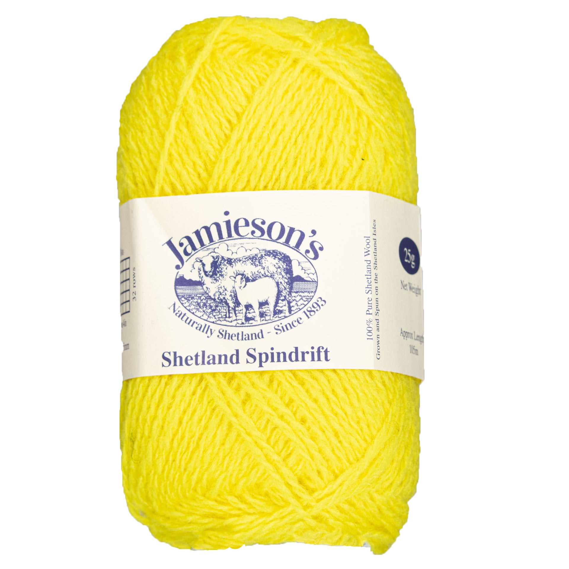 Jamieson's of Shetland Spindrift Yarn - 400 Mimosa - Zoom Image
