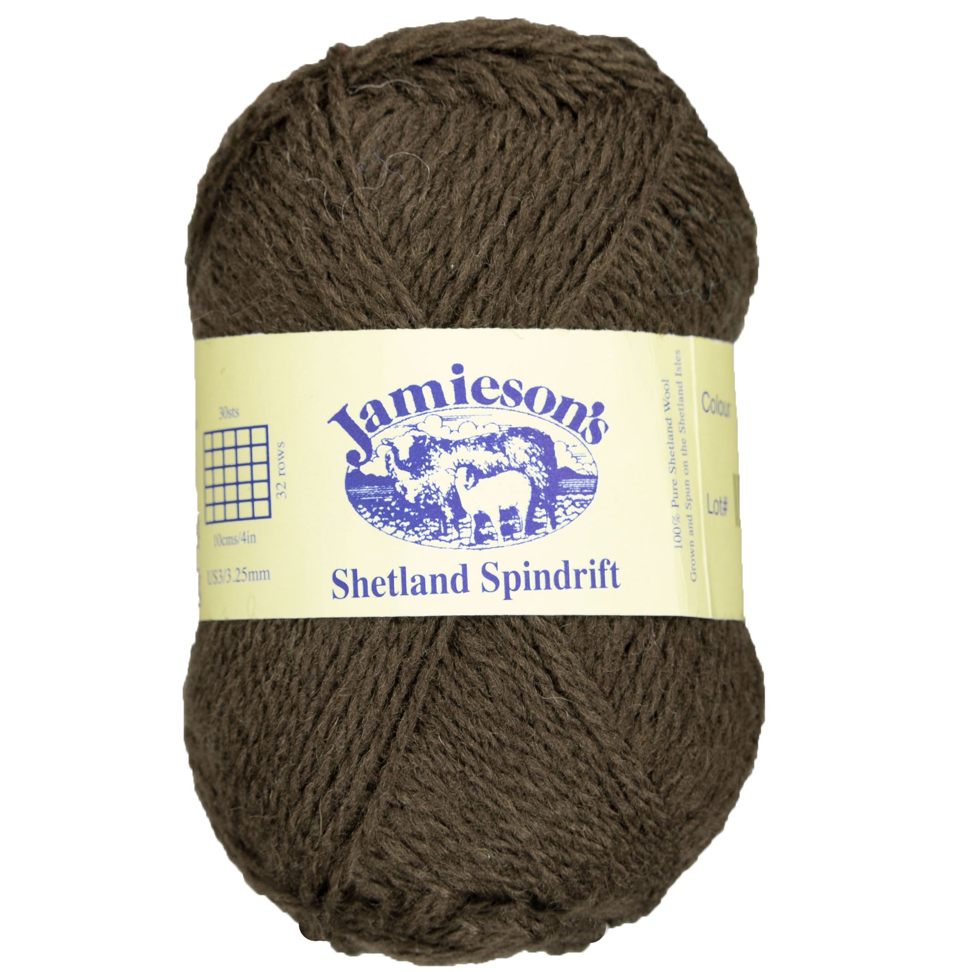 Jamieson's of Shetland Spindrift Yarn - 890 Mocha - Zoom Image
