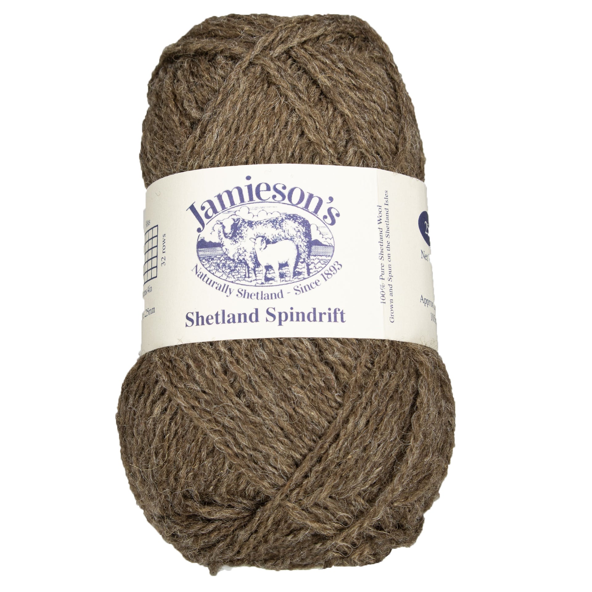 Jamieson's of Shetland Spindrift Yarn - 108 Moorit - Zoom Image
