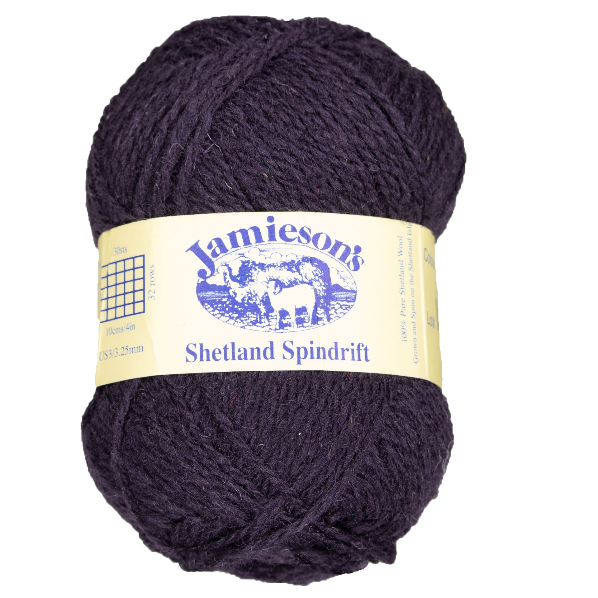 Jamieson's of Shetland Spindrift Yarn - 598 Mulberry - Zoom Image
