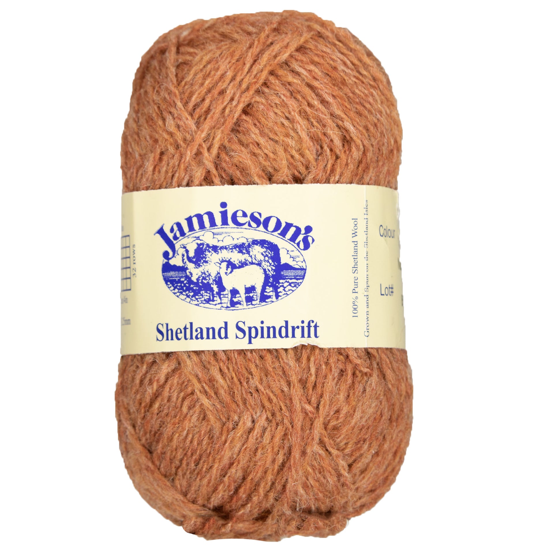 Jamieson's of Shetland Spindrift Yarn - 1200 Nutmeg - Zoom Image
