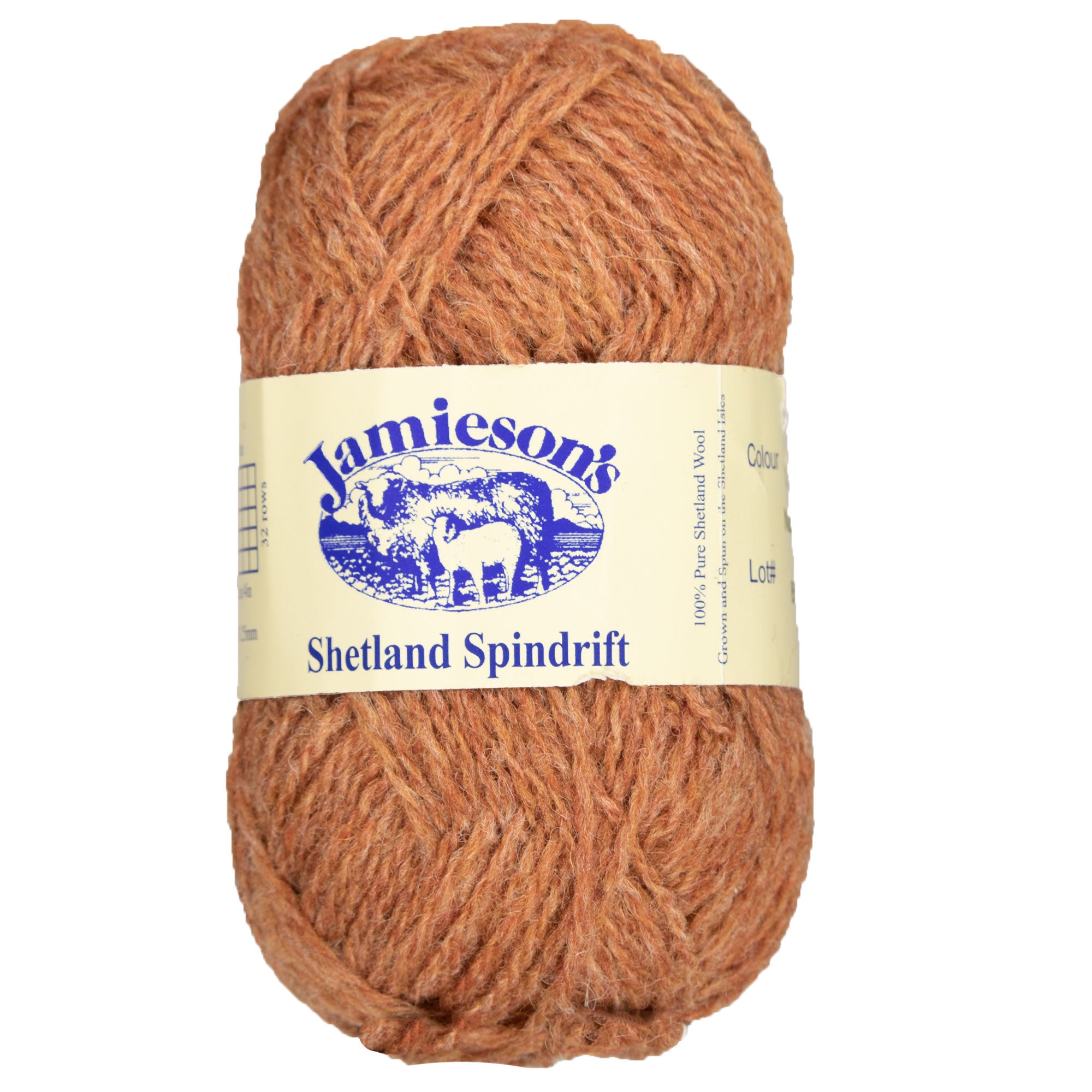 Jamieson's of Shetland Spindrift Yarn - 1200 Nutmeg - Zoom Image