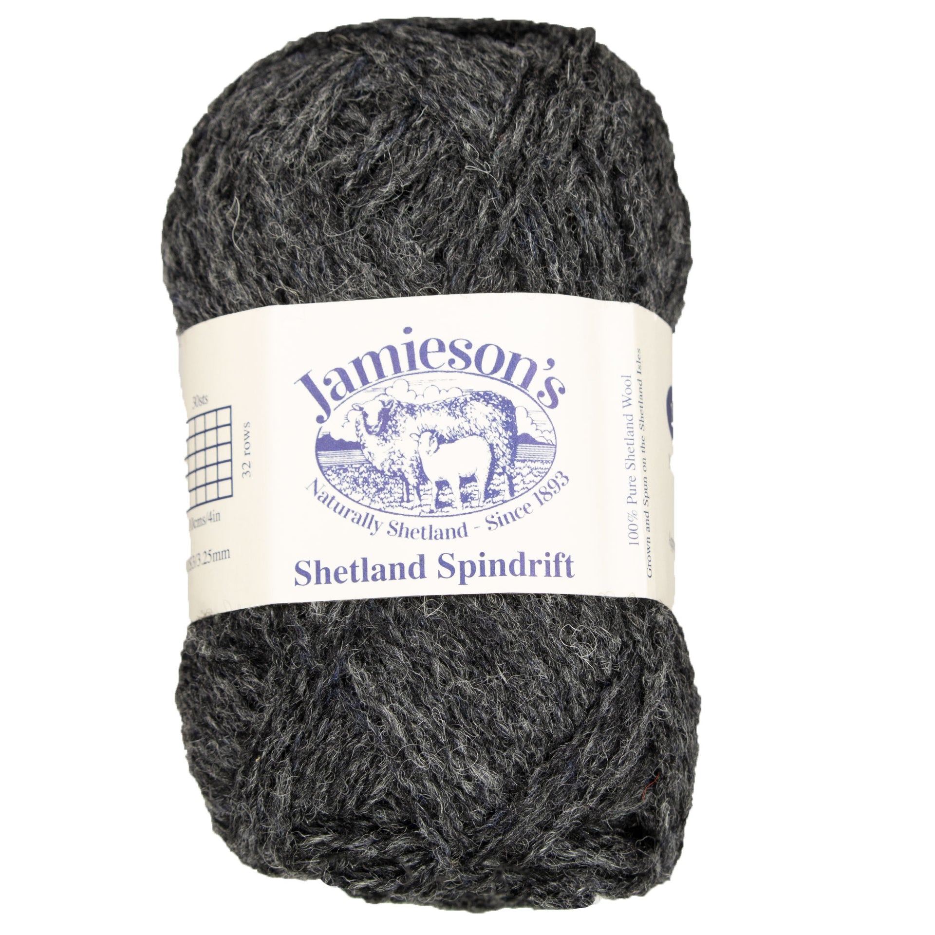 Jamieson's of Shetland Spindrift Yarn - 123 Oxford - Zoom Image
