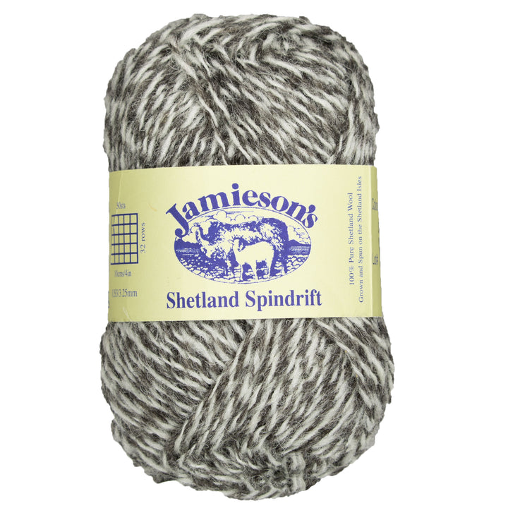 Jamieson's of Shetland Spindrift Yarn - 112 Shaela/White - Zoom Image