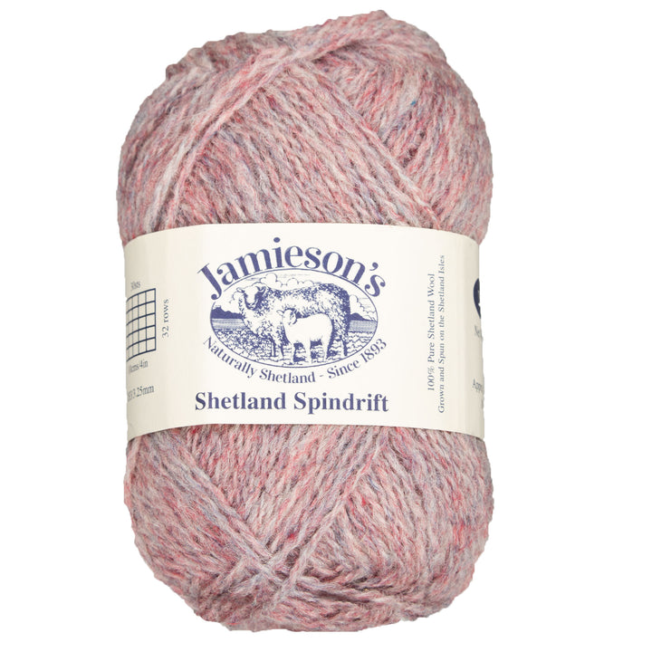 Jamieson's of Shetland Spindrift Yarn - 153 Wild Violet - Zoom Image