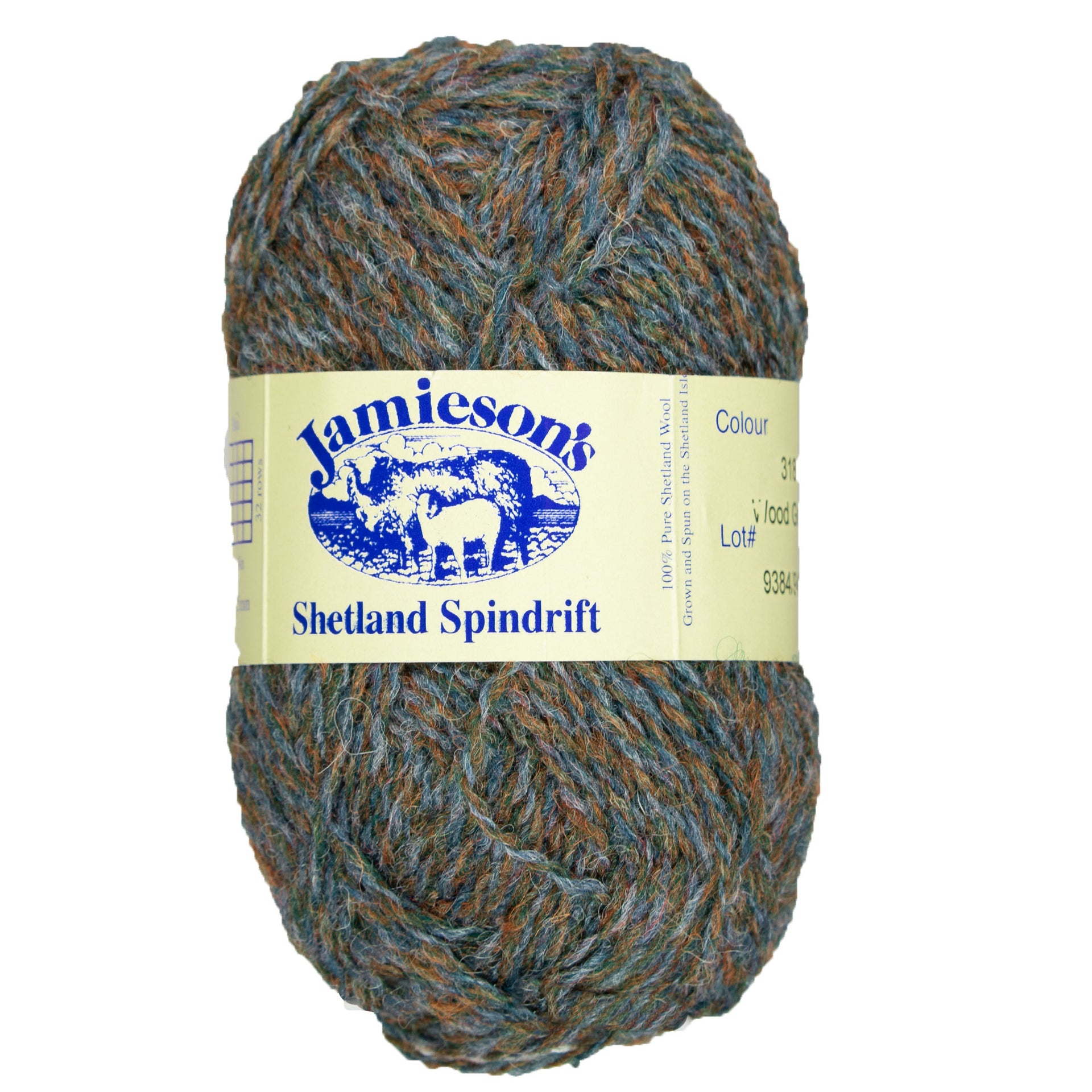 Jamieson's of Shetland Spindrift Yarn - 318 Woodgreen - Zoom Image
