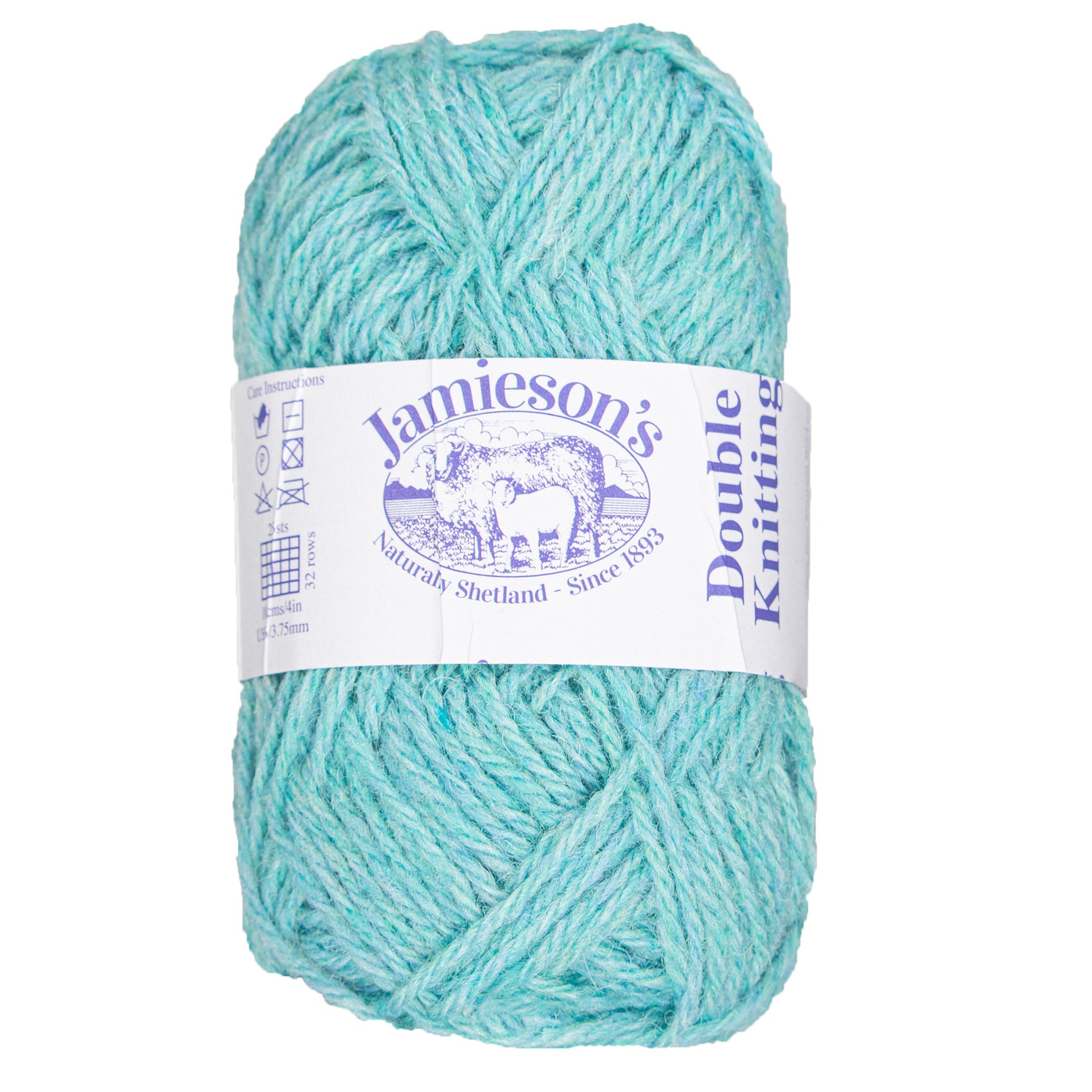 Jamieson's of Shetland Double Knitting Yarn - 929 Aqua - Zoom Image
