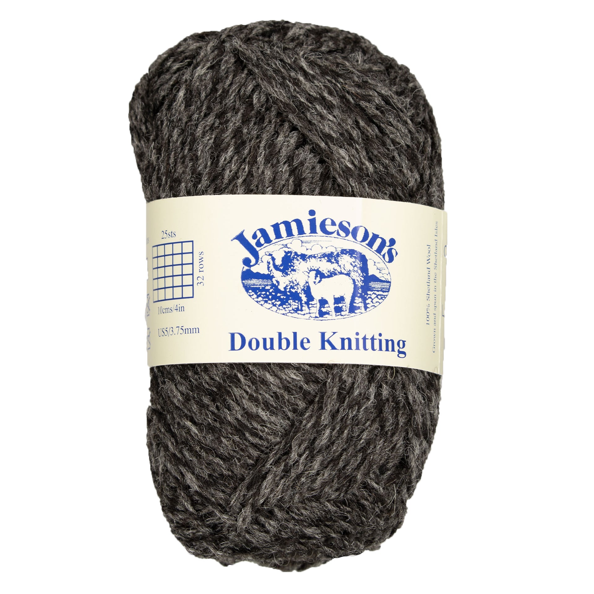 Jamieson's of Shetland Double Knitting Yarn - 109 Black/Shaela - Zoom Image

