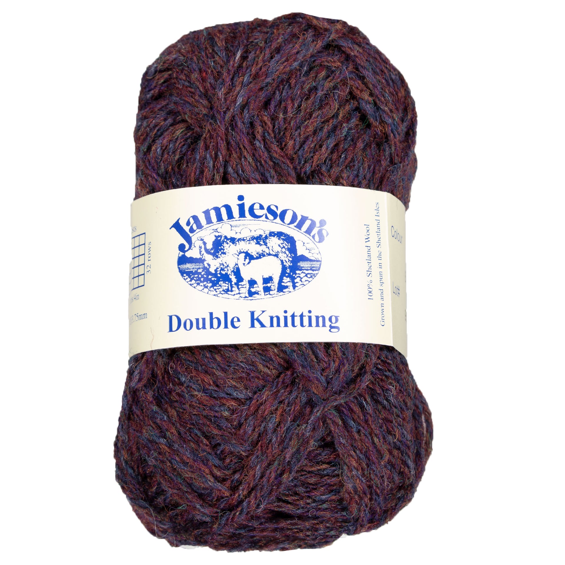 Jamieson's of Shetland Double Knitting Yarn - 294 Blueberry - Zoom Image
